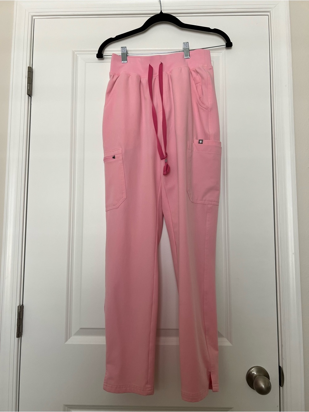Figs Fight Club Pink Yola Scrub Pants